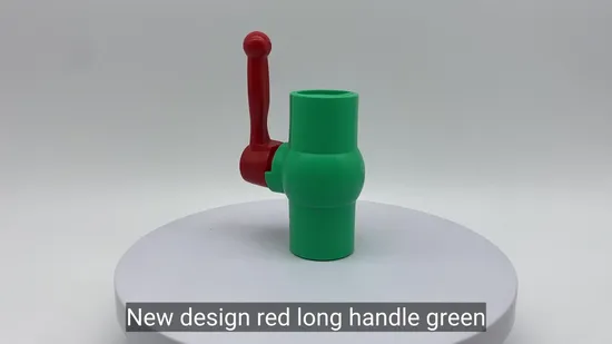 Nbqxhy Flow Control Irrigation Long Handle Green Color PVC 1/2"-4" ANSI BS Female Thread Plastic UPVC CPVC Compact Ball Valve